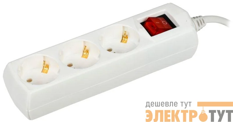 Удлинитель 3х7м с заземл. 10А 250В У03В GENERICA 2P+PE 3х1кв.мм IEK WYP10-10-03-07-ZK-G