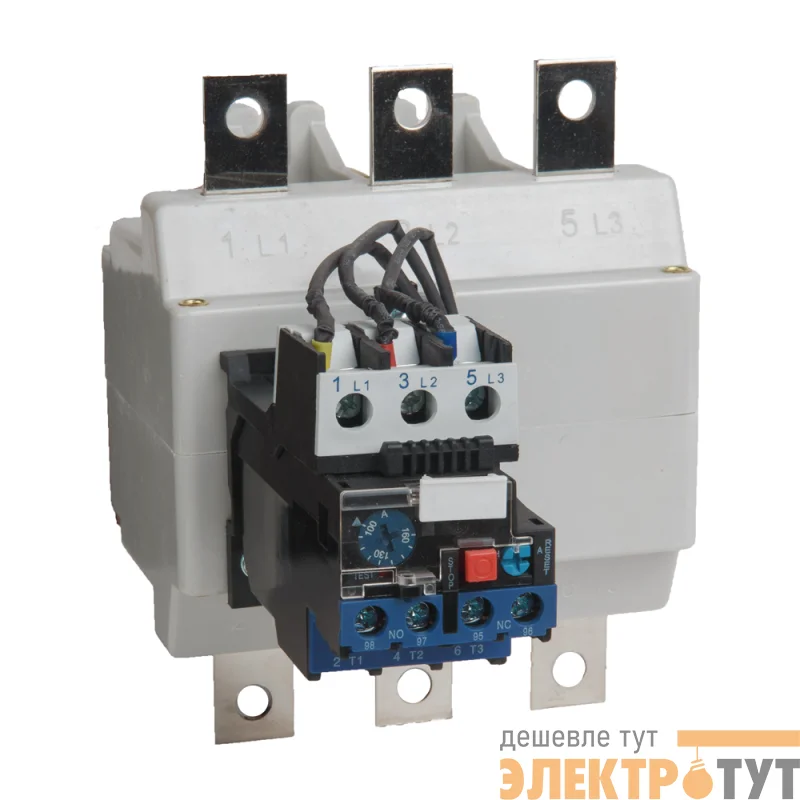 Реле электротепловое токовое РТТ5-160-1 УХЛ4 160.0А IP00 (100-160А) КЭАЗ 347727