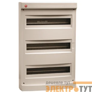 Щиток настен. 54(3х18) мод. IP40 без дверцы DKC 83654