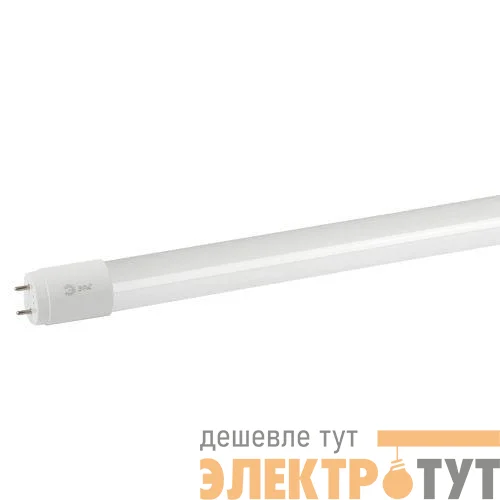Лампа светодиодная RED LINE LED T8-10W-865-G13-600mm NTB 10Вт трубчатая холод. бел. G13 стекло неповоротн. Эра Б0056905