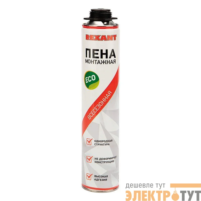 Пена монтажная всесезонная для пистолета 40л eco Rexant 89-0903