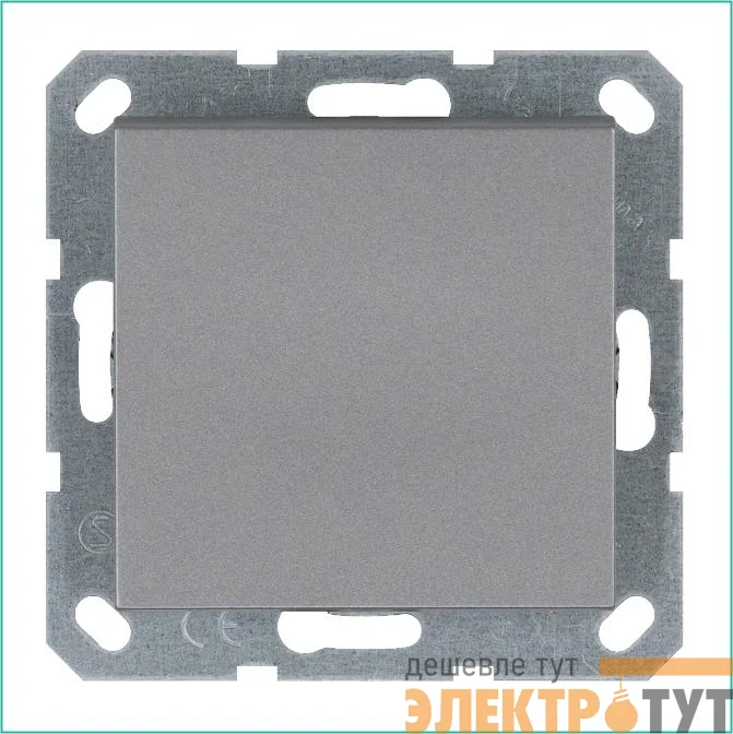 Выключатель 1-кл. 10А IP20 механизм алюм. Jasmart G3011S