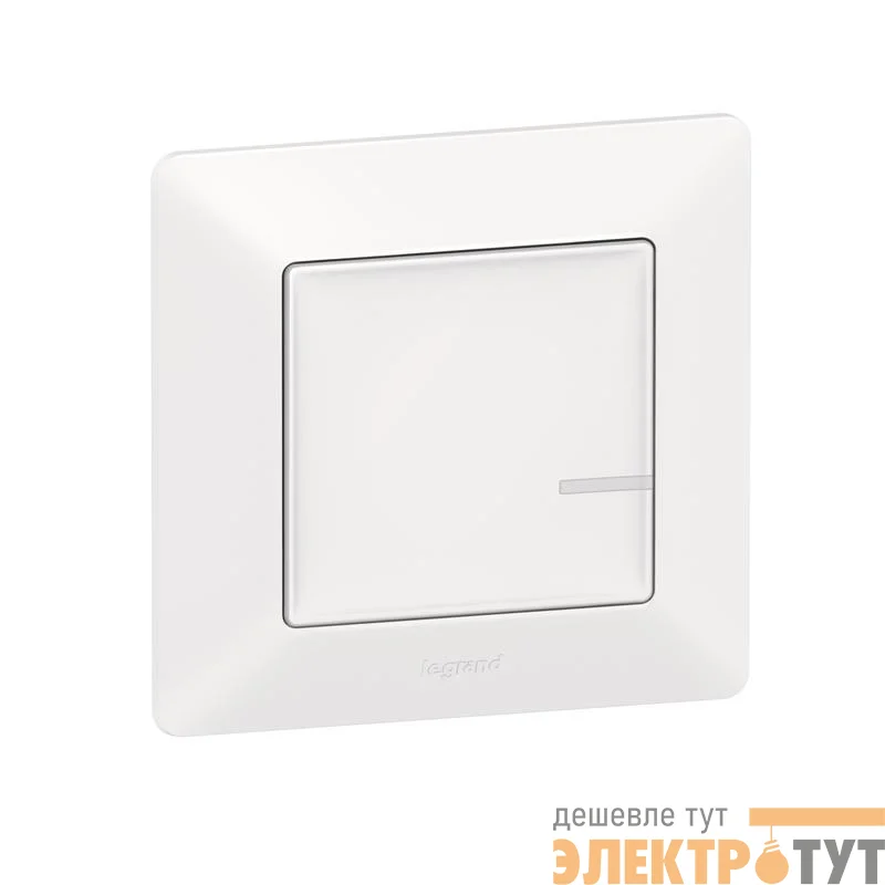 Выключатель умный проводной Valena Life с опцией светорег. 5-300Вт 230В бел. Netatmo 752184