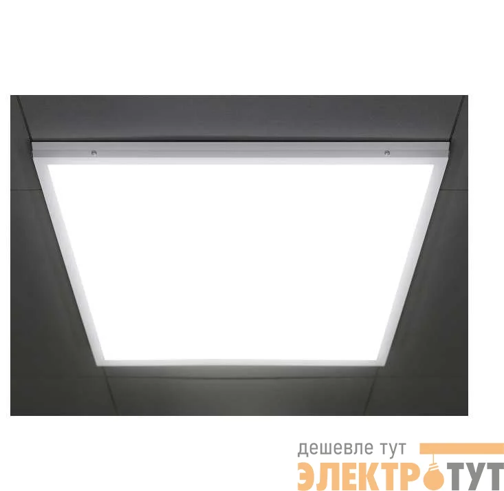 Светильник светодиодный PPL 595/U Opal 40Вт 4000К IP40 4200лм 25мм ДВО/ДПО универс. равномерная засветка встроен. драйвер панель Pro JazzWay 5018204