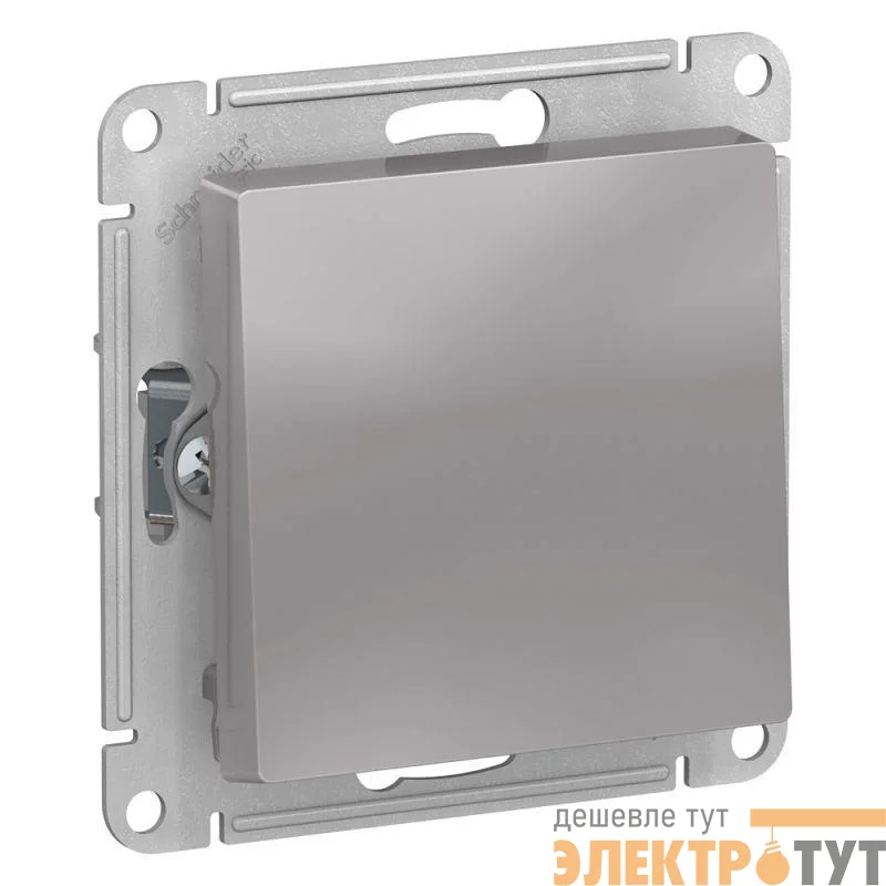 Переключатель перекрестный 1-кл. СП AtlasDesign 10А IP20 (сх. 7) 10AX механизм алюм. SE ATN000371