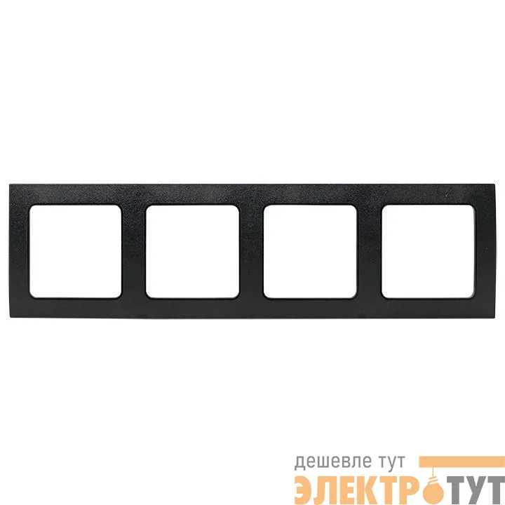 Рамка 4-м Стокгольм черн. PROxima EKF EAM-G-303-30