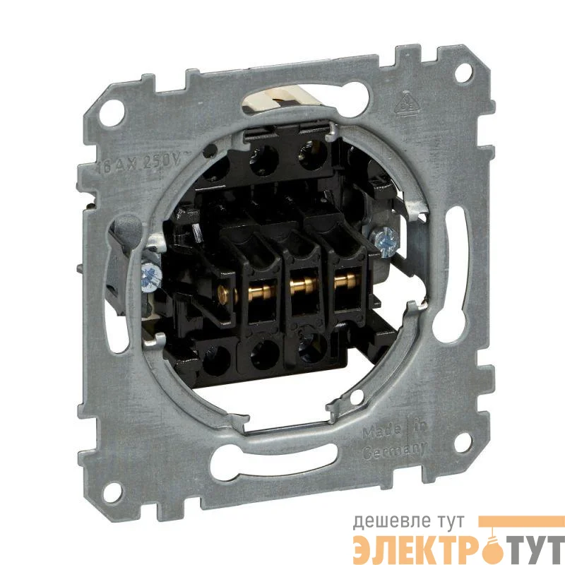Механизм выключателя 3-кл. СП Merten 10А IP20 (сх. 1+1+1) SchE MTN311900
