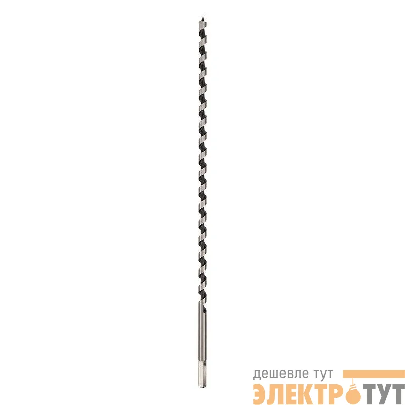 Сверло винтовое по дереву 10х460мм (шестигранный хвостовик) Kranz KR-91-0701