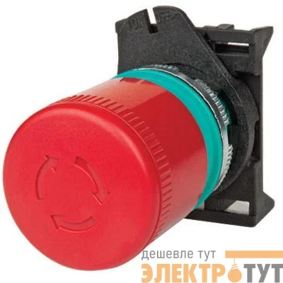 Кнопка грибовидная возвр. повор. d60 с индик. DKC ABHT1C6S