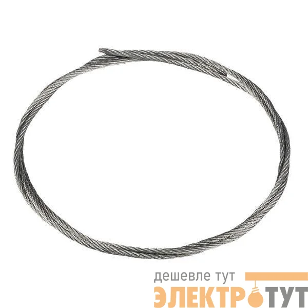 Трос стальной 6мм DIN 3055 (уп.100м) EKF ts-6