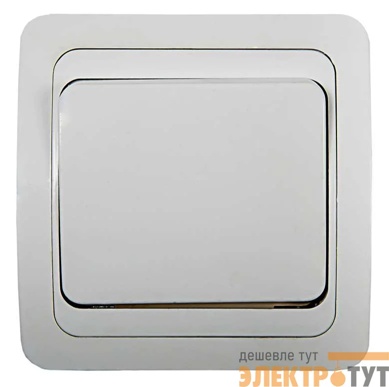 Выключатель 1-кл. СП Classico 2021 10А IP20 бел. ASD / IN HOME 4680005959846