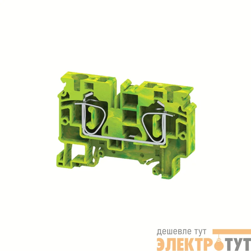 Клемма заземляющая пружинная OptiClip CXG-10-PE-(0.2-10) КЭАЗ 289762