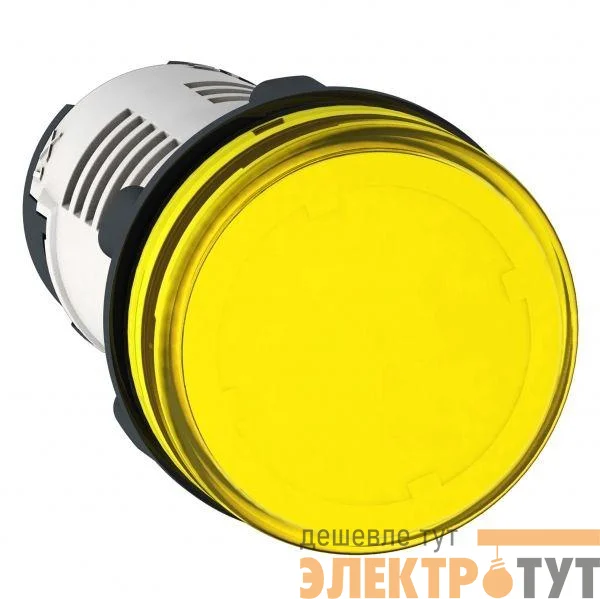 Лампа сигнальная 22мм 230В LED жел. SchE XB7EV05MP