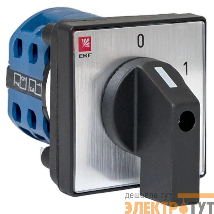 Переключатель кулачковый ПК-1-22 2П 10А "1-0-2" EKF pk-1-22-10