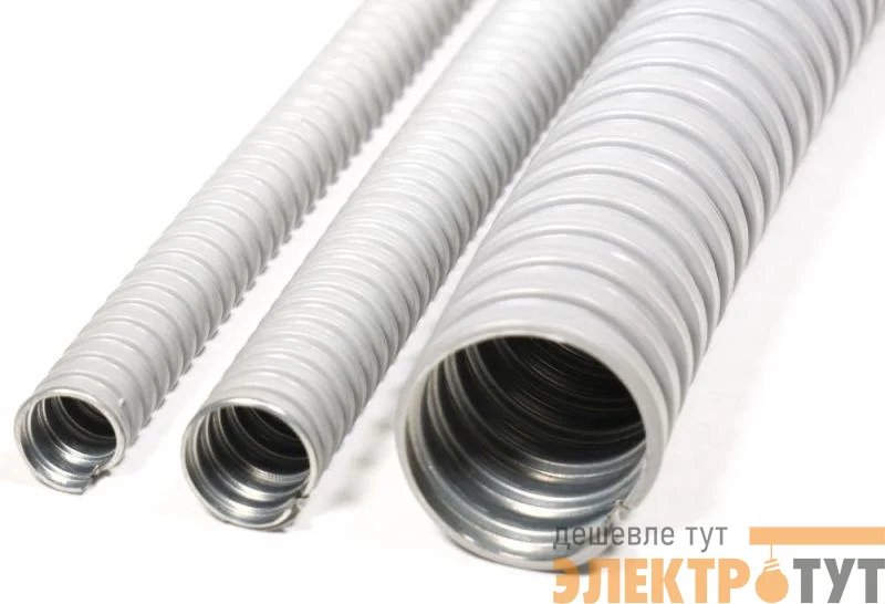 Металлорукав в ПВХ изоляции РЗ-ЦПнг 38 сер. (уп.20м) ГОФРОМАТИК zeta44516