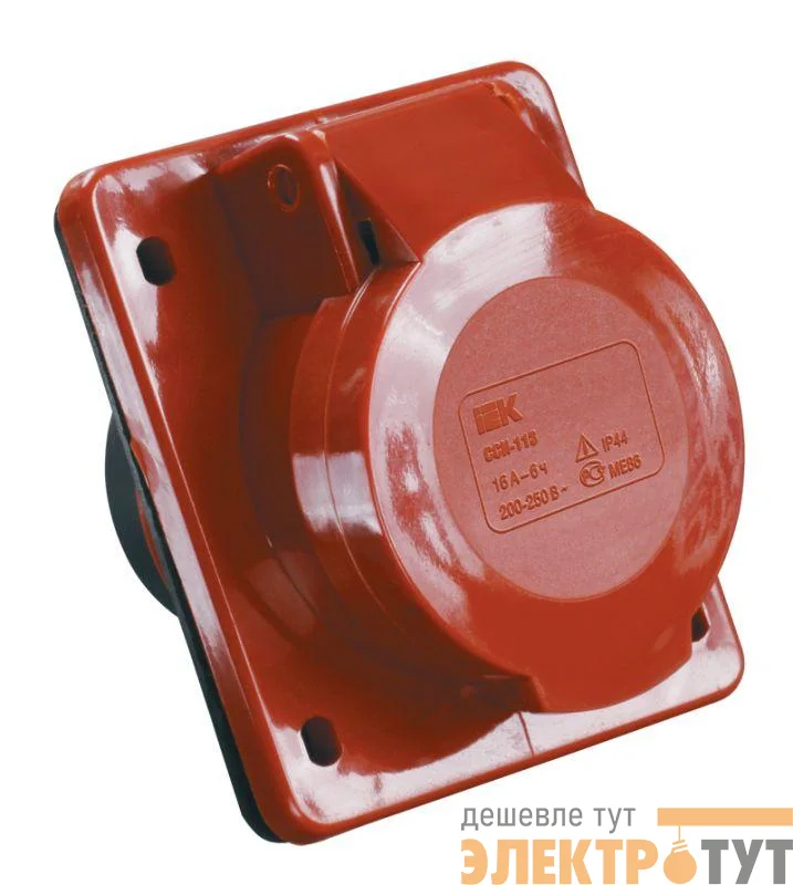 Розетка СП 16А 380В 3P+E ССИ-414 IP44 ИЭК PSR42-016-4