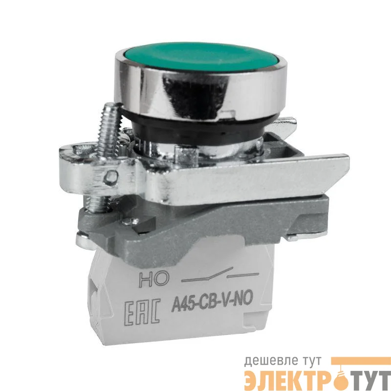 Кнопка OptiSignal D22 C4-P-310 зел. металл 1НО XB4BA31 КЭАЗ 332167