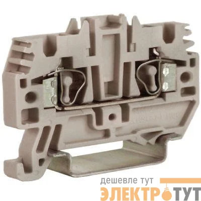 Зажим проходной HMM.2(Ex)i 2.5кв.мм син. (уп.80шт) DKC ZHI500