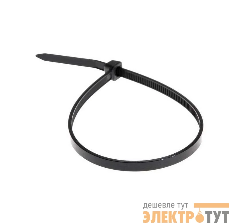 Хомут кабельный 3.6х250 нейл. черн. (уп.100шт) Rexant 07-0251