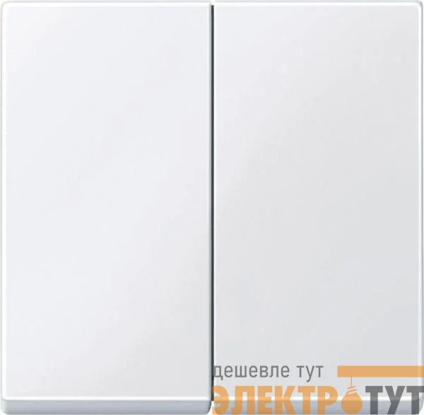 Клавиша Merten для двухклавишного выкл. активно бел. SchE MTN432525