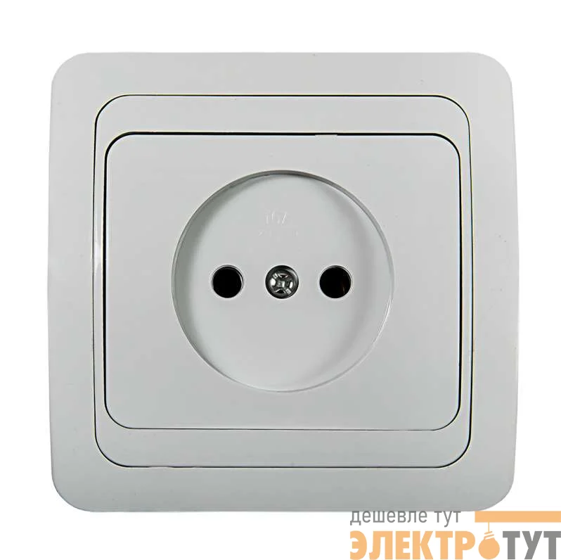 Розетка 1-м СП Classico 2022 16А IP20 бел. ASD / IN HOME 4680005959891