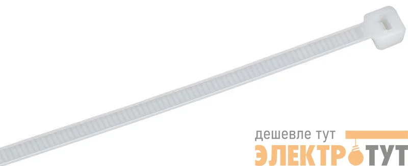 Хомут 3.6х180мм P6.6 стандартный бел. (уп.100шт) IEK UHH30-D036-180-100-K01