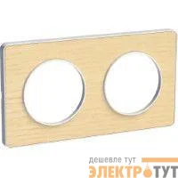 Рамка 2-м Odace бук SchE S52P804M