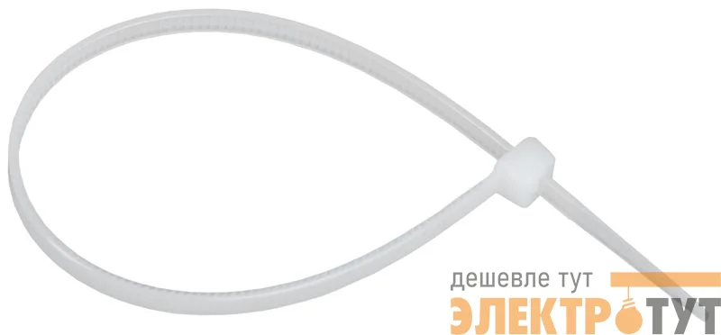 Хомут 3.6х200мм P6.6 стандартный бел. (уп.100шт) IEK UHH30-D036-200-100-K01