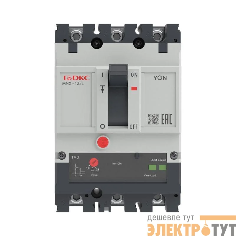 Выключатель автоматический 3P 40А 70кА pro MNX125L при AC415V расцепитель TMD YON MNX125L3PTMD0040
