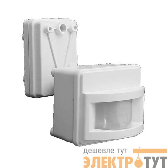 Датчик движения PMS-IR 017 1200Вт 120град. 2-12м IP44 WH JazzWay 5012998