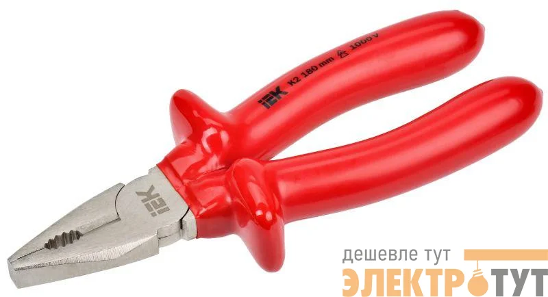 Пассатижи диэлектрические Profi 180мм 1000В ARMA2L 3 IEK A2L3-PL20-K2-180