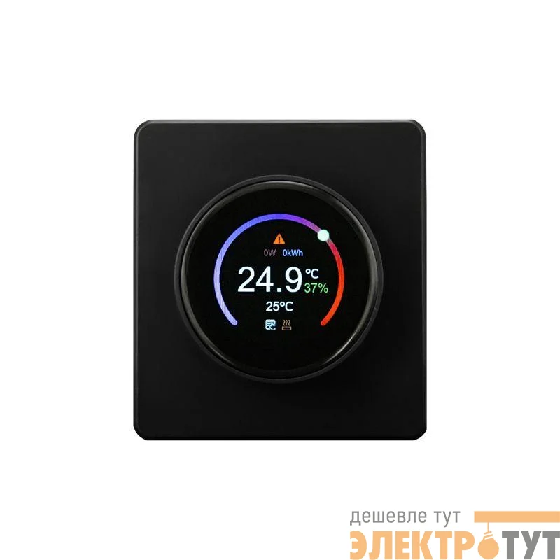 Терморегулятор СП ROUND Wi-Fi оникс Kranz KR-78-0728-3