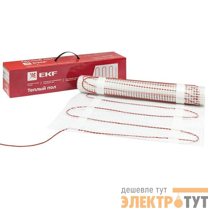 Комплект "Теплый пол" (мат) "Уют" 8кв.м. 1200Вт PROxima EKF nm2-1200-8