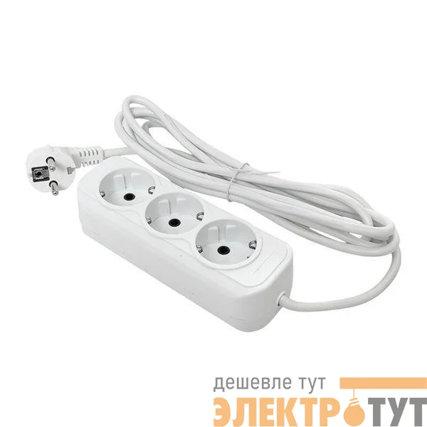 Удлинитель 3х2м с заземл. 16А IP20 Эксперт 3.0кВт ПВС 3х1 PROxima EKF UBA16-310-3-02