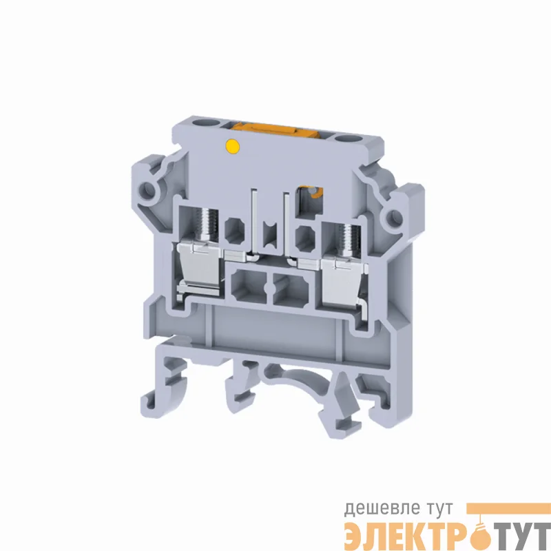 Клемма с ножевым размыкателем винтовая OptiClip CKT-4-MT-N-I сер. КЭАЗ 289795