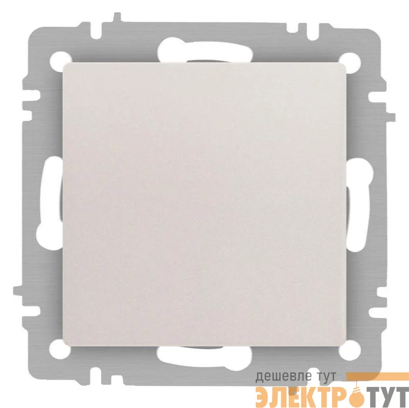 Кнопка Accent 6-109-06 10А-250В IP20 СУ перламутр. Intro Б0063615