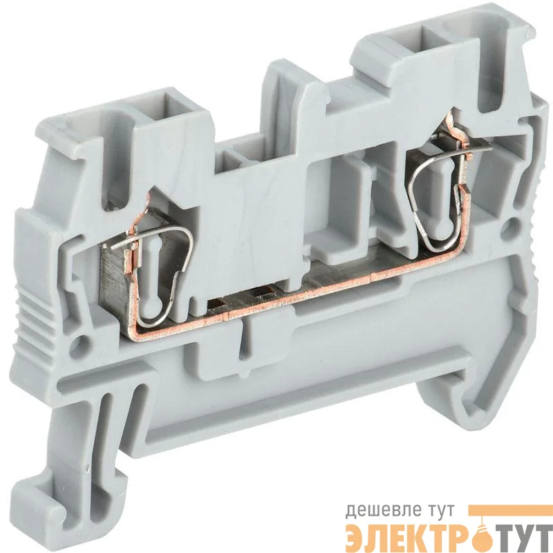 Клемма пружинная КПИ 2в-2.5 31А сер. IEK YZN11-002-K03