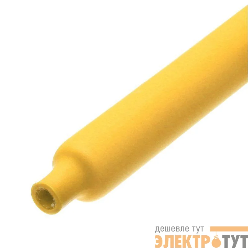 Трубка термоусадочная клеевая ТТК(3:1)-9/3 желт. (уп.10м) КВТ 102414