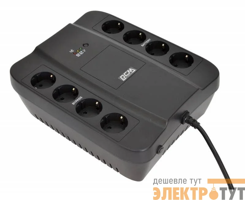 Источник бесперебойного питания Spider SPD-1000N 550Вт 1000В.А черн. POWERCOM 332717