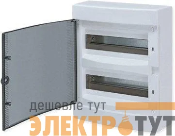 Щит распределительный навесной Unix 2х12мод. IP41 прозр. дверь PROxima EKF ux-2x12-n