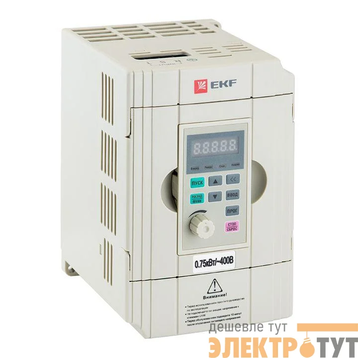 Преобразователь частоты 0.75/1.5кВт 3х400В VECTOR-100 PROxima EKF VT100-0R7-3B
