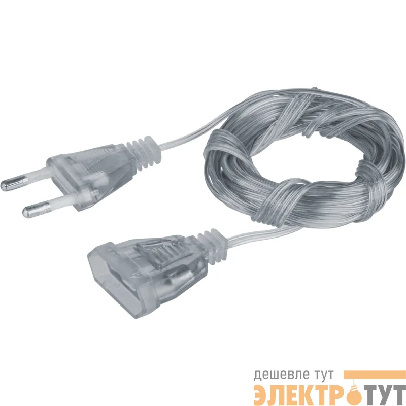 Удлинитель 5м 93 694 NPE-G-01 для подключения светодиодных гирлянд NAVIGATOR 93694