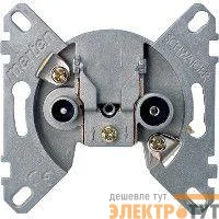 Механизм розетки СП TV/FM Merten оконечная 0/4.5DB SchE MTN466099