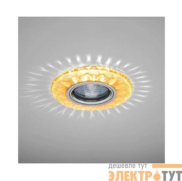 Светильник Emilia LED 51 1 76 декор. огран. полимер. со светодиод. подсвет. MR 16 чайн. ИТАЛМАК IT8676