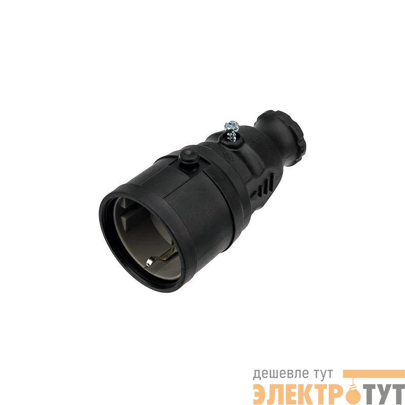 Розетка переносная влагозащ. с/з 16А IP20/44 каучук Rexant 111-005