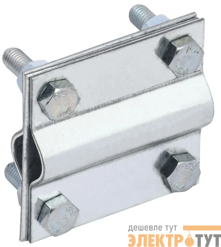 Зажим заземления крестообразный стержень-стержень нерж. сталь IEK ZGC43-20-1-16