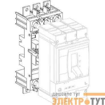 Штыри для NSX400-630 (Компл.-2шт) SchE LV432518