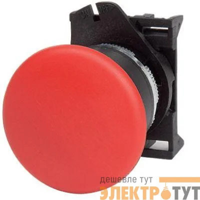 Кнопка грибовидная с фикс. прозр. красн. d40 DKC ABHL1M4N