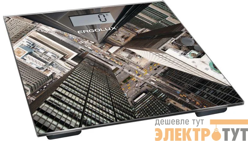 Весы напольные ELX-SB02-C08 до 180кг город Ergolux 13433