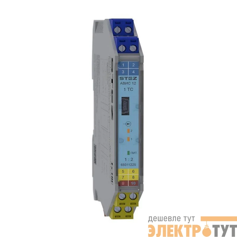 Барьер искрозащиты преобразователь термопар АВИС12-TC-2I СТЭЗ 65011225